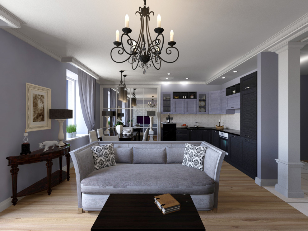 Обложка проекта: Квартира в неоклассическом стиле в Доме поэтов