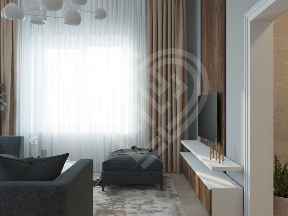 Дизайн интерьера загородного дома в Сходне