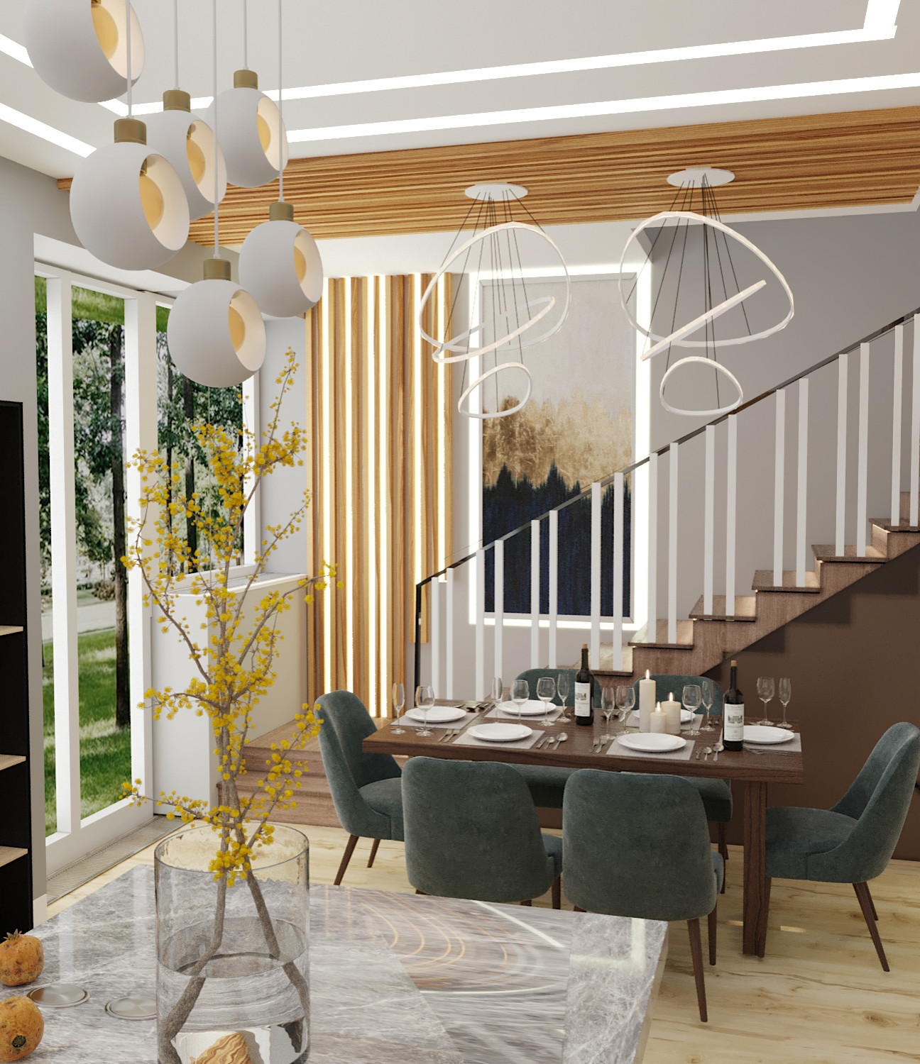 Обложка проекта: Дизайн дома в скандинавском стиле 170 кв.м. в Краснодаре