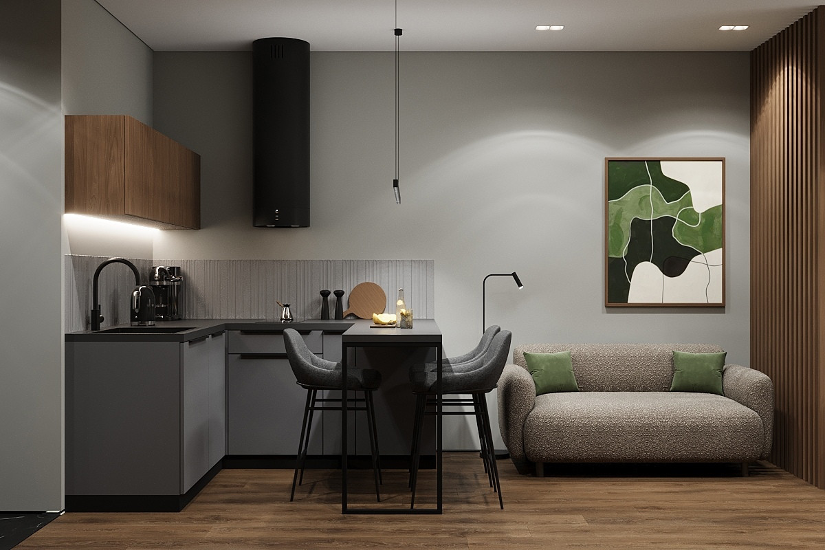 ЖК Парковый, квартира 30 кв.м. для молодой девушки, 2025