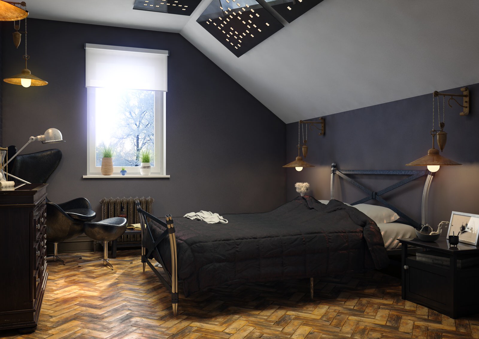 Дизайн-проект загородного дома в г. Пермь