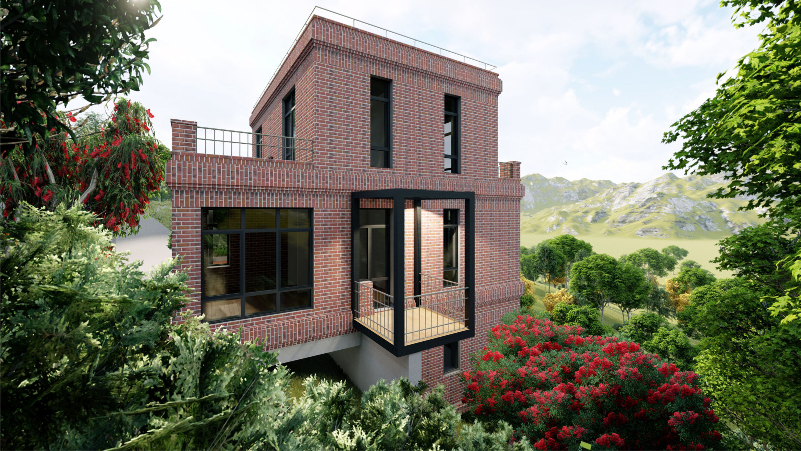 Коттедж в современном стиле в Приморском крае