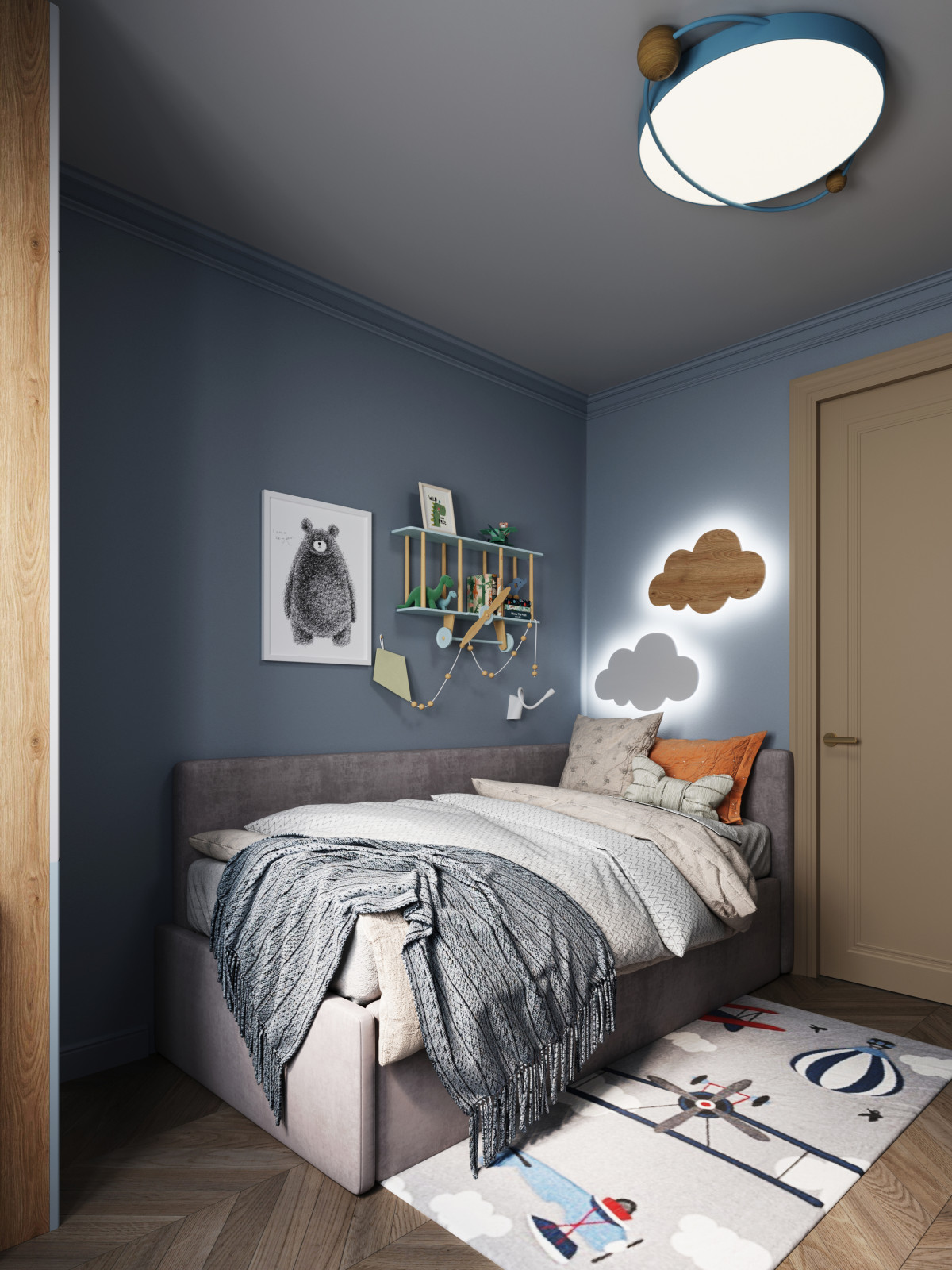 Обложка проекта: Детская 9 кв. м в хрущевке