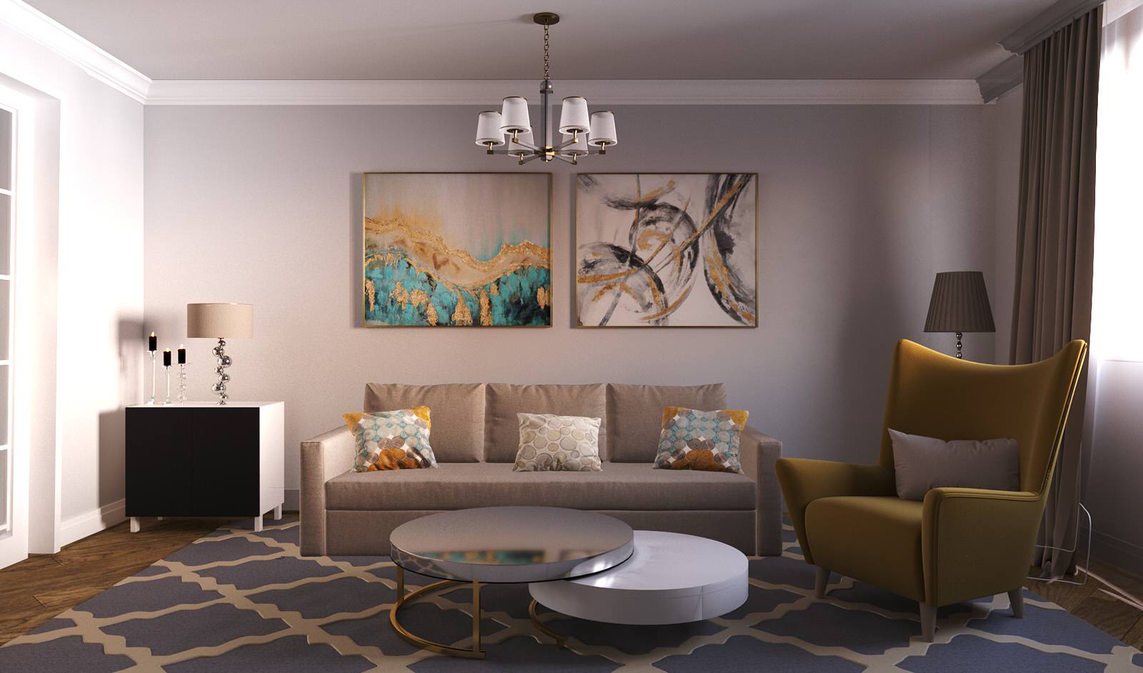 Обложка проекта: Гостиная