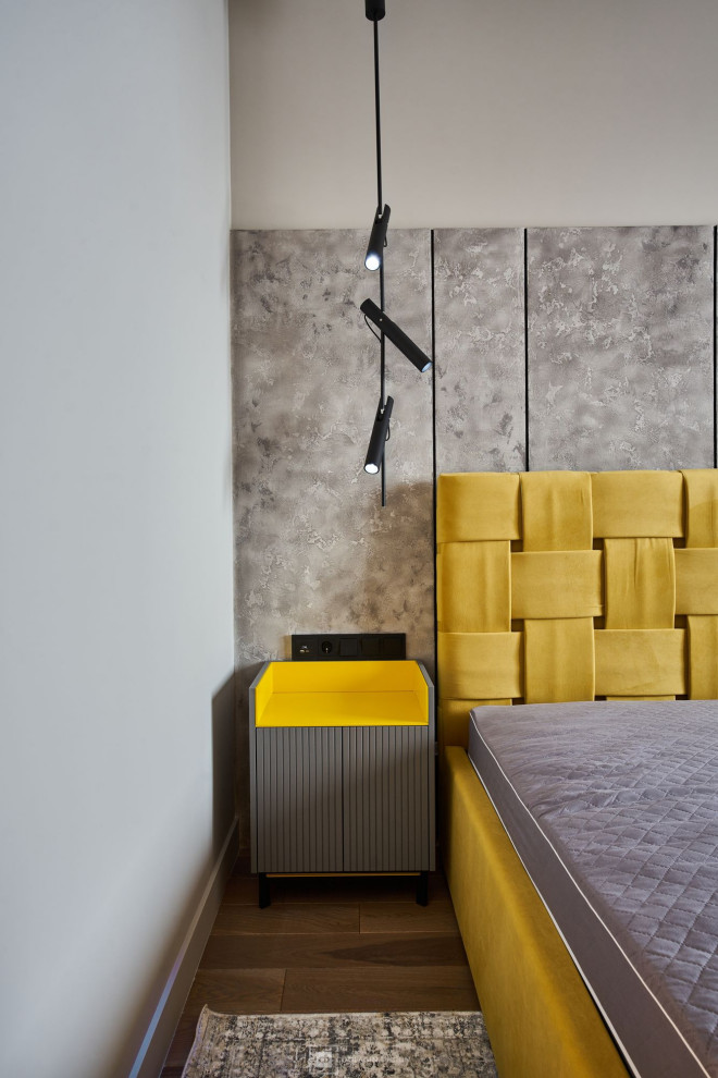 Стильный интерьер с жёлтыми акцентами