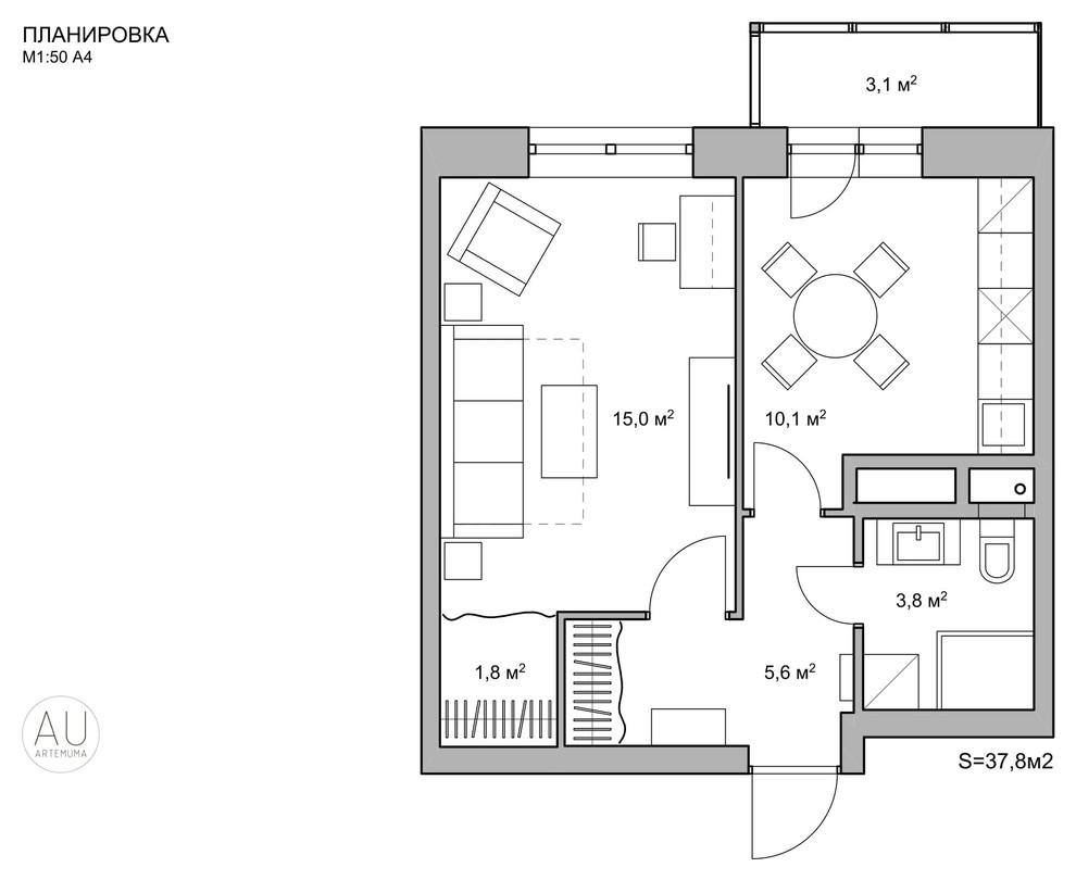 В гостях: Квартира архитектора, которую решили сдать