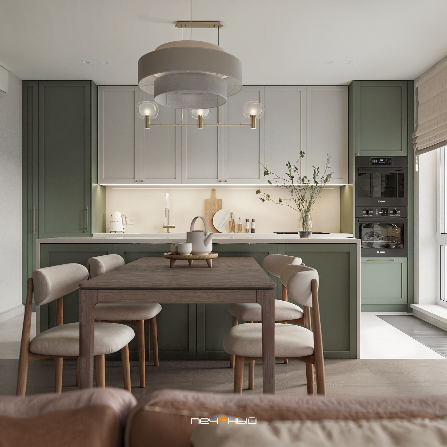 Обложка проекта: 2025 Дизайн 4-комн. квартиры 112 м² в современном стиле, Москва, ЖК Барклая 6