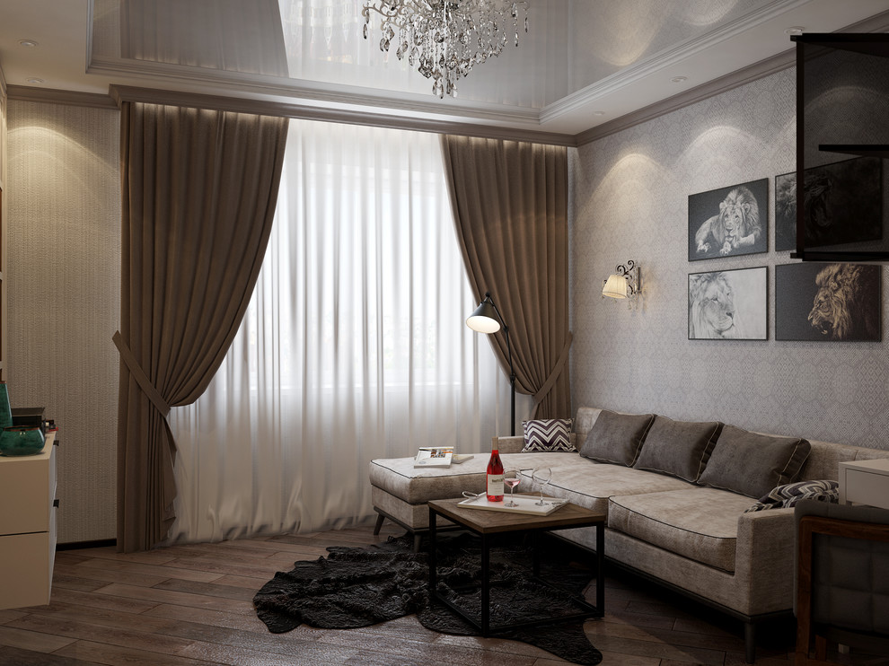 Дизайн проект двухкомнатной квартиры в ЖК "Панорама"