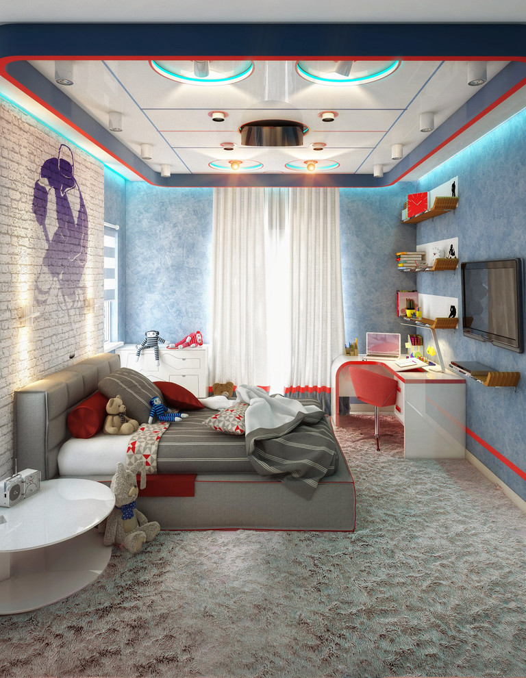 Беверли Хиллз - Лос Анджелес. Дизайн интерьера в современном стиле.