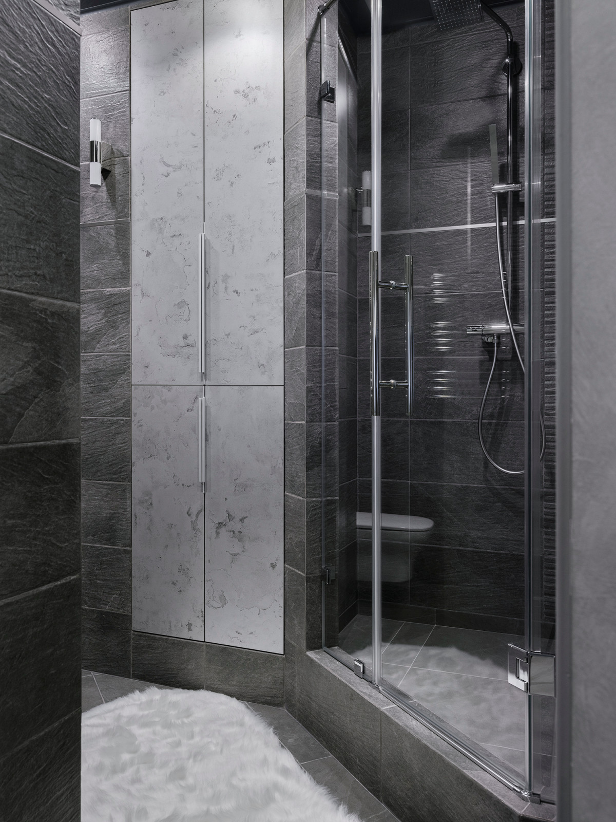 Квартира выходного дня в оттенках серого