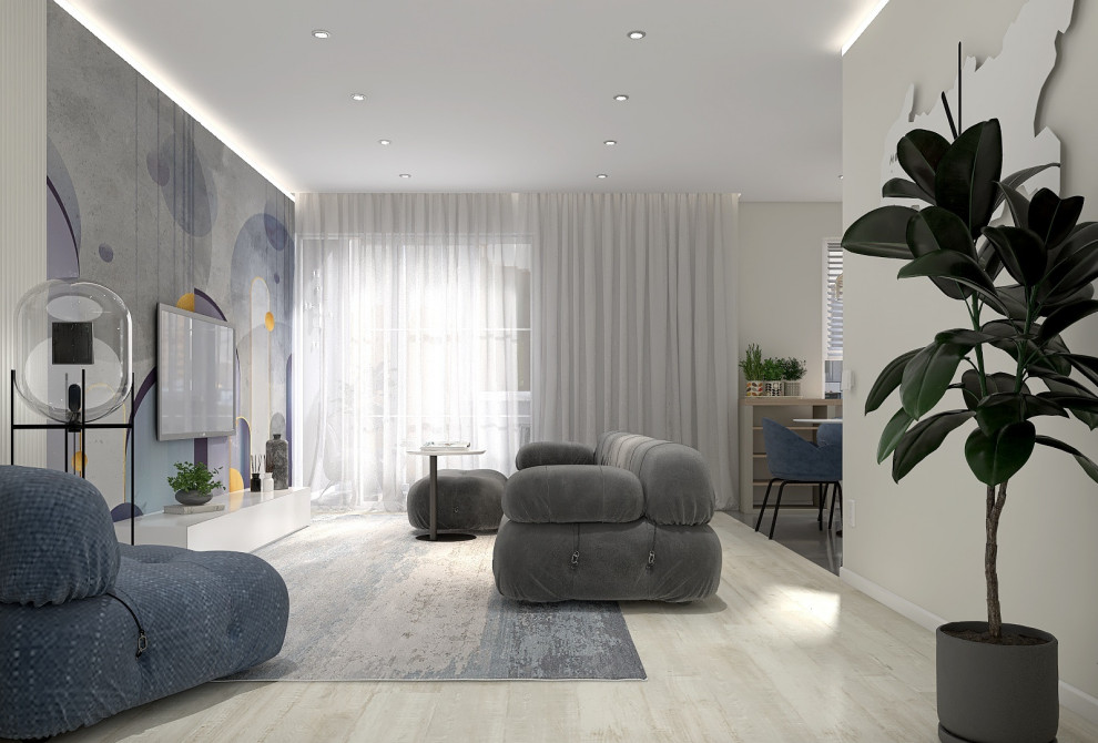 Трехкомнатная квартира в современном стиле