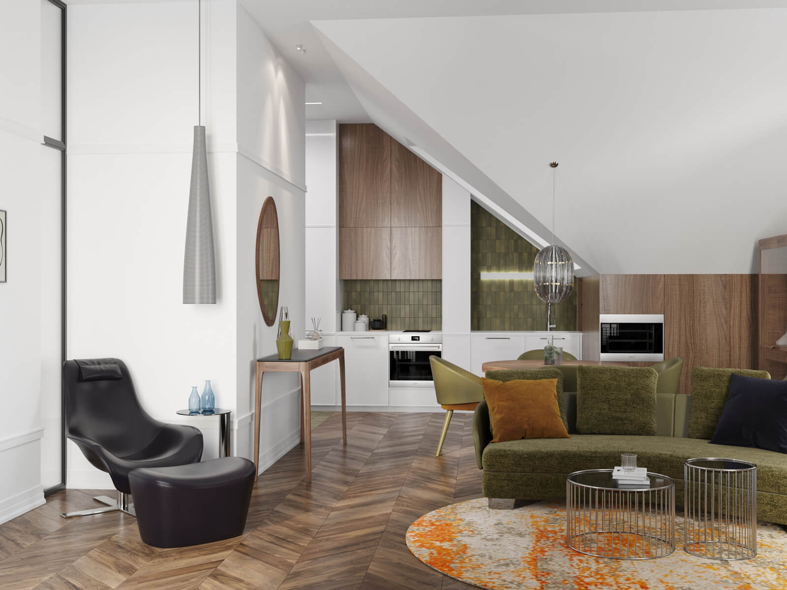 Обложка проекта: Квартира в мансарде