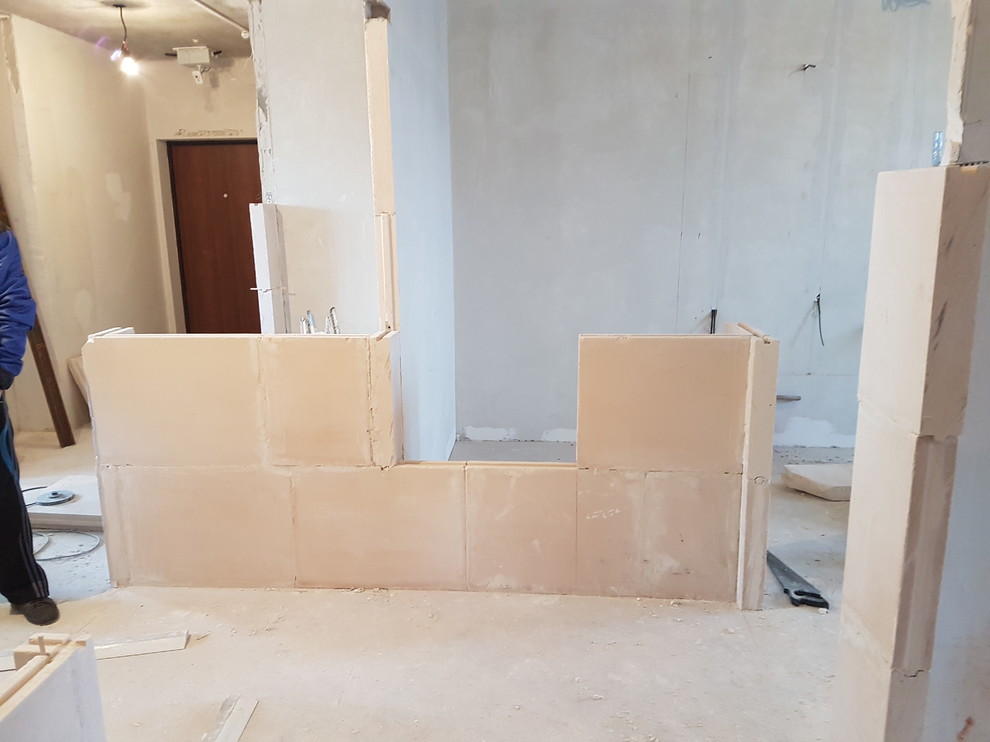 Ремонт 3х ком-ой квартиры 76.8м2 в ЖК"Авентино"(демонтаж,электрик,монтаж ПГП)