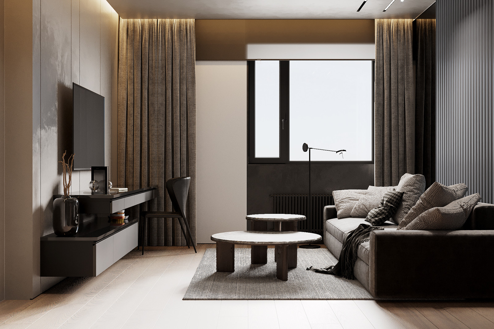 Интерьер квартиры ул. Шмидта 210м2