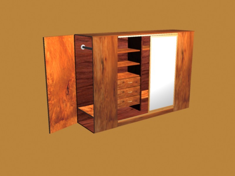 визуализация корпусной мебели