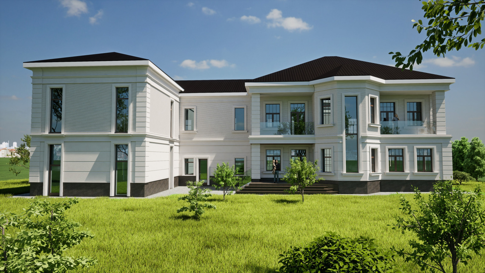 Индивидуальный жилой дом. Проект изделий из стеклофибробетона