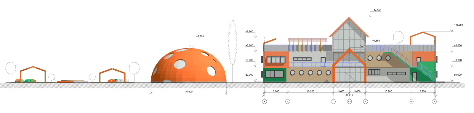 Детский Сад, Бассейн и Пищеблок