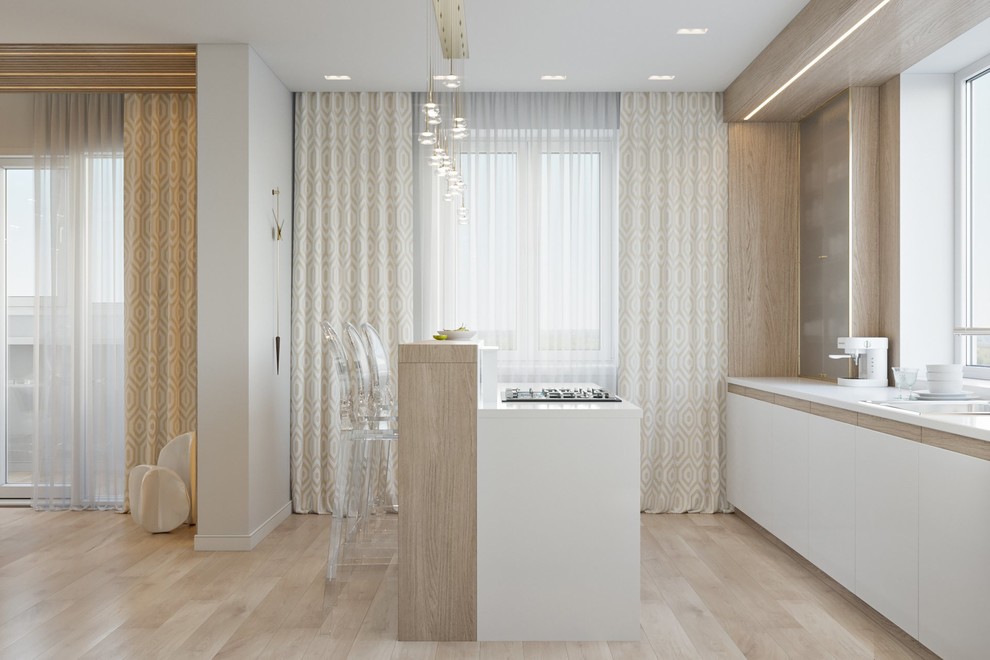 Дизайн-проект трехкомнатной квартиры "Мятное настроение"