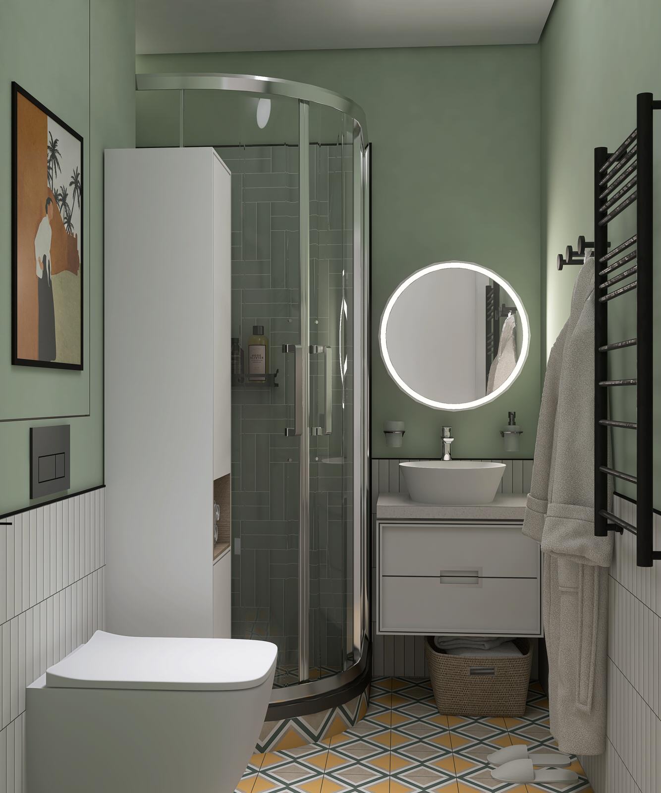 Дизайн-проект квартиры, 45 м2