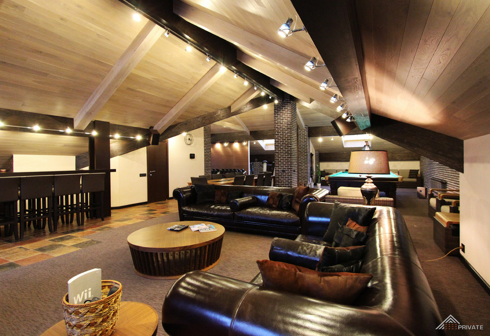 Дизайн-проект частного загородного дома в Московской области. Водники