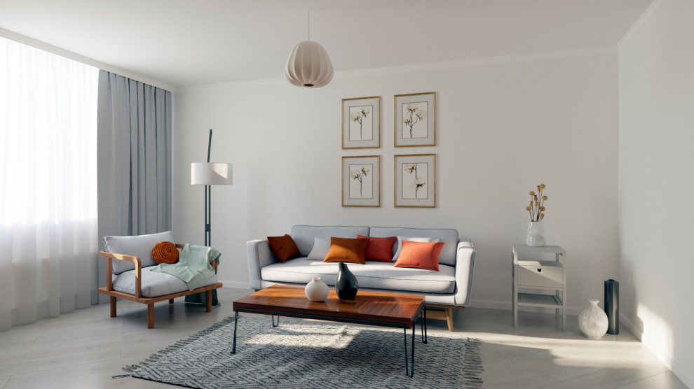 Дизайн комнаты в 3-х стилях