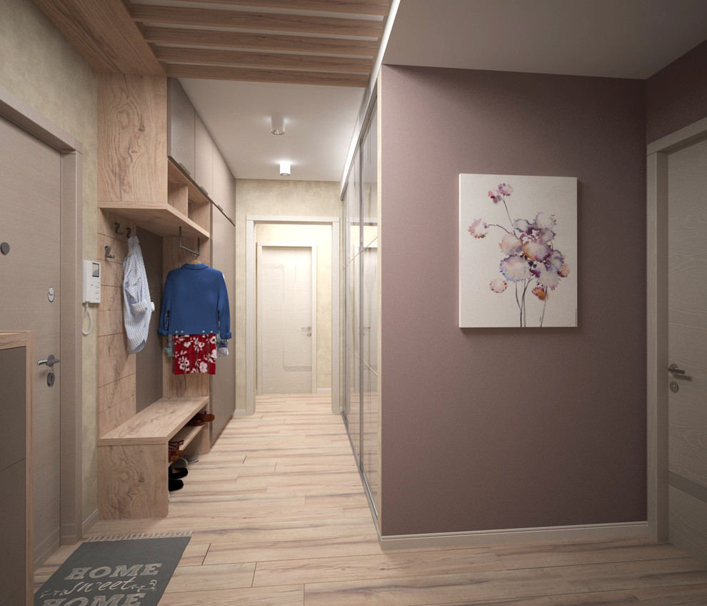 Квартира для Балерины в пудровых тонах.