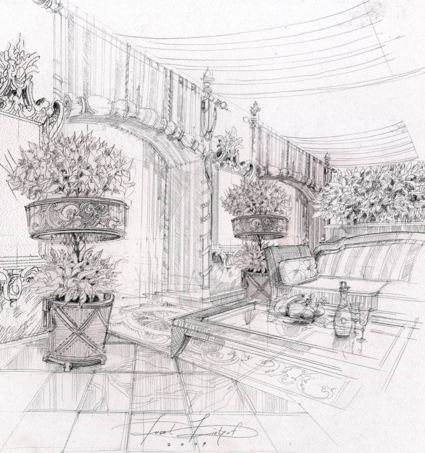 Эскизы - дизайн интерьера