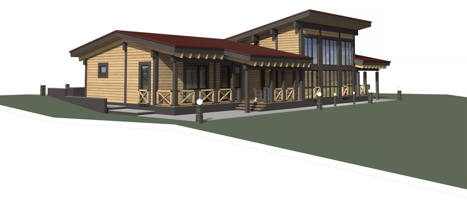 Дом в поселке Гаврилково Московской области