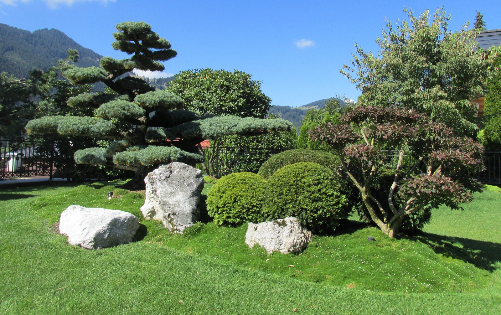 Japanese style garden design & Waterfall construction in Tyrol