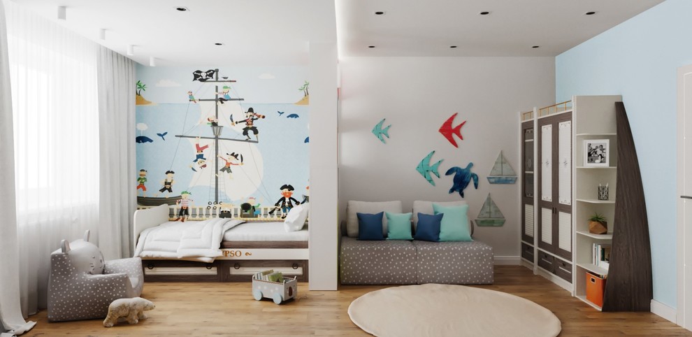 Дизайн проект в ЖК "120 Квартал" в экомини стиле