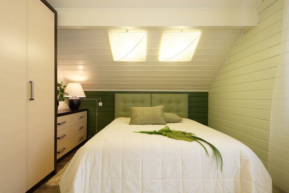 Дом из дерева в современном стиле