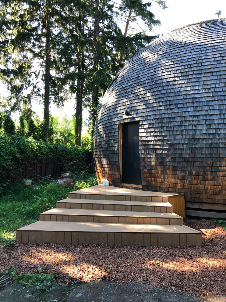 Необычная веранда (и терраса) к Необычному Дому (проект "Фазенда-лайф")