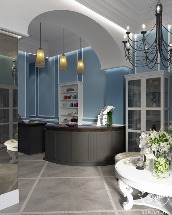 Проект салона цветов в стиле Fusion, 70 м.кв.