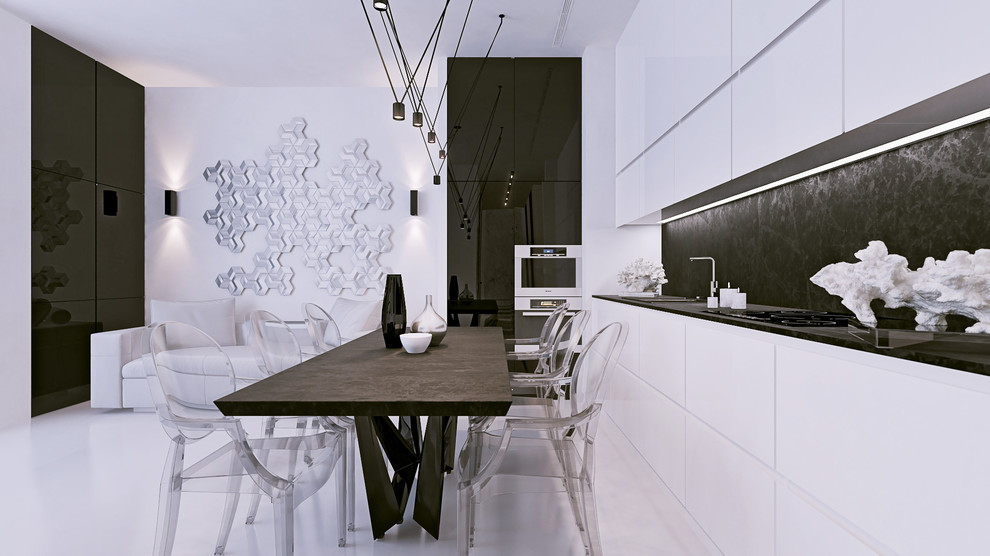 Обложка проекта: Квартира в современном стиле с элементами Хай-Тек