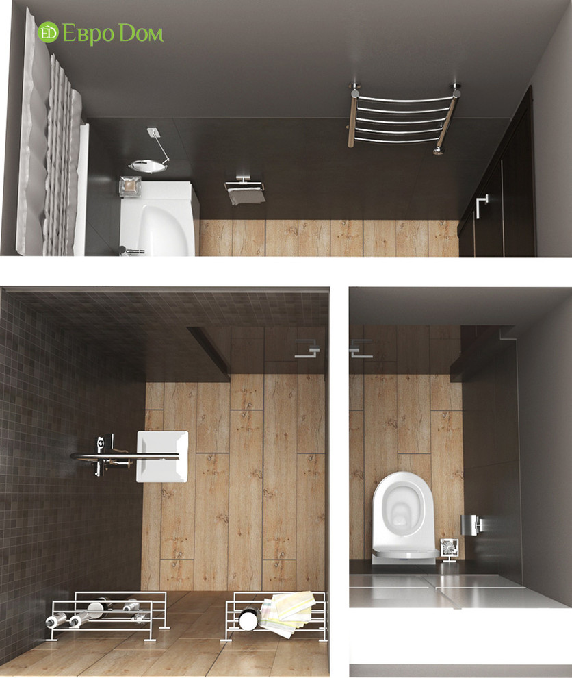 Дизайн интерьера коттеджа 490 кв. м в современном стиле