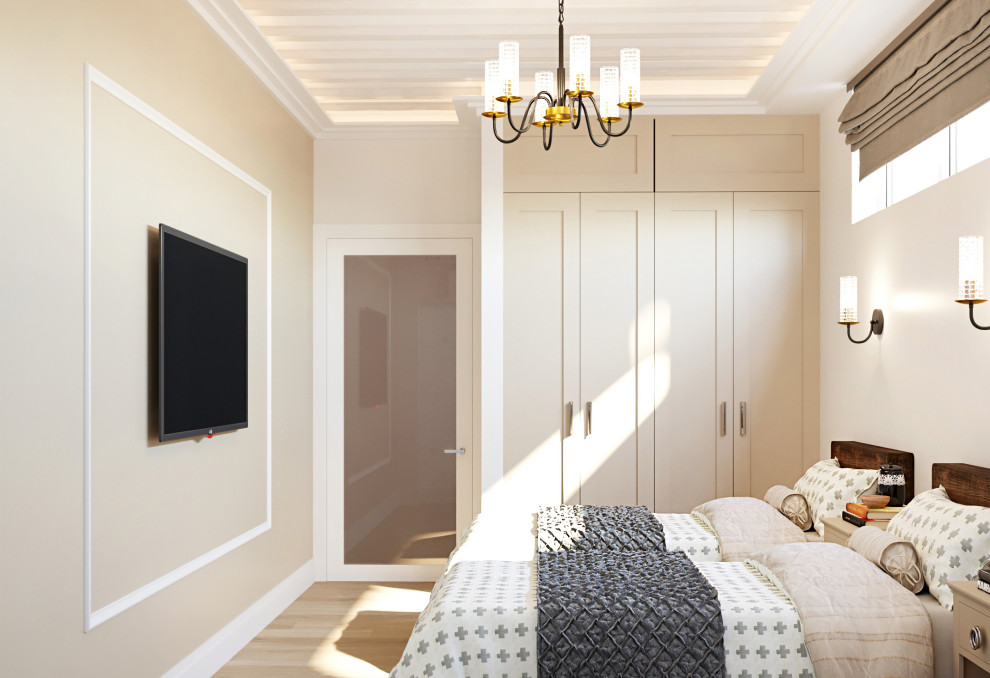 Дизайн проект квартиры общей площадью 87 м2 в стиле "Эклектика"