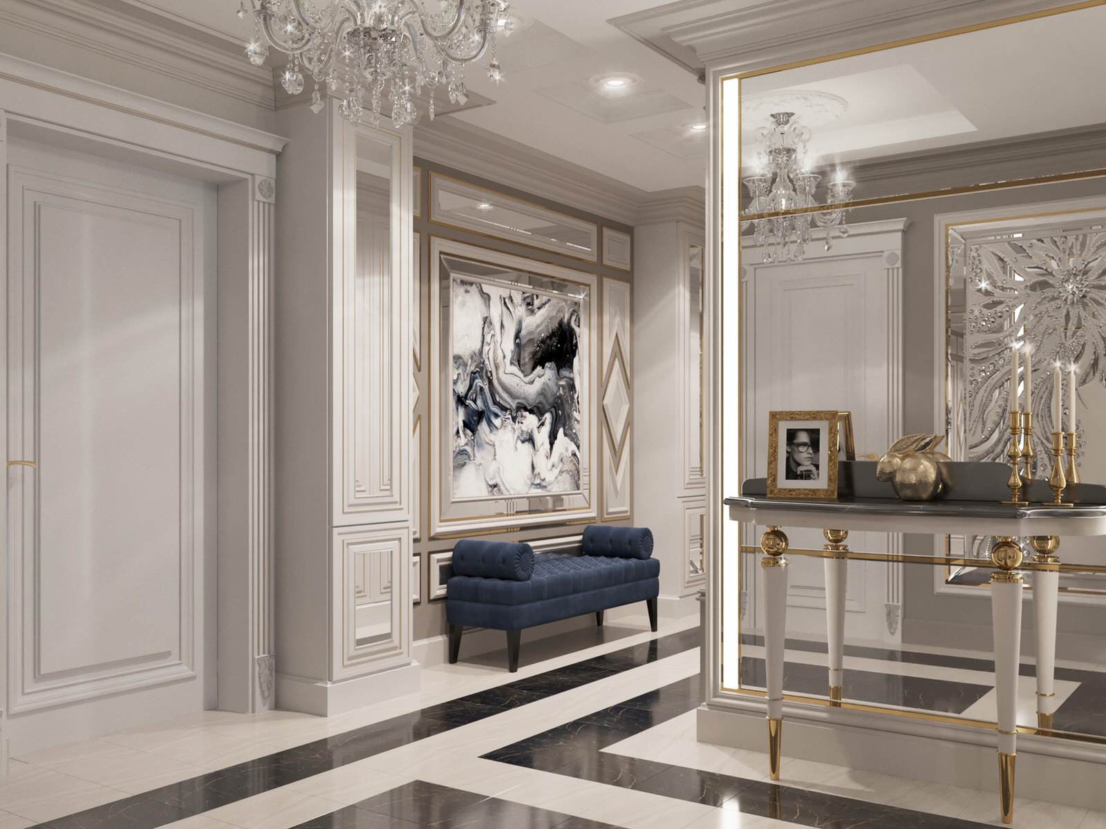 Визуализация коридора.