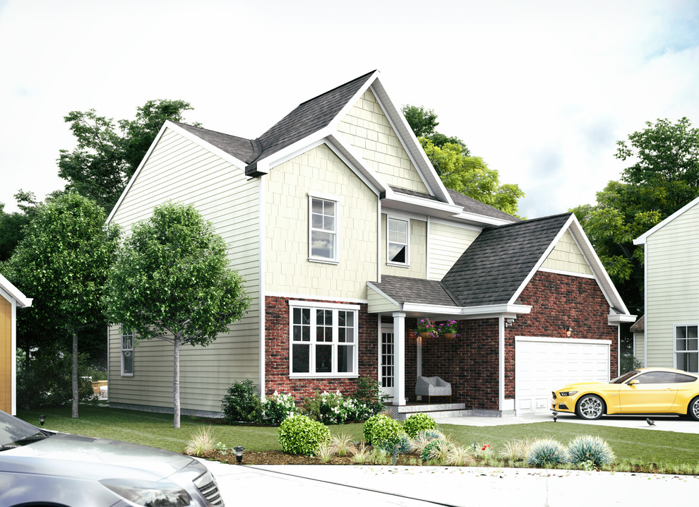 Визуализация коттеджного поселка в США