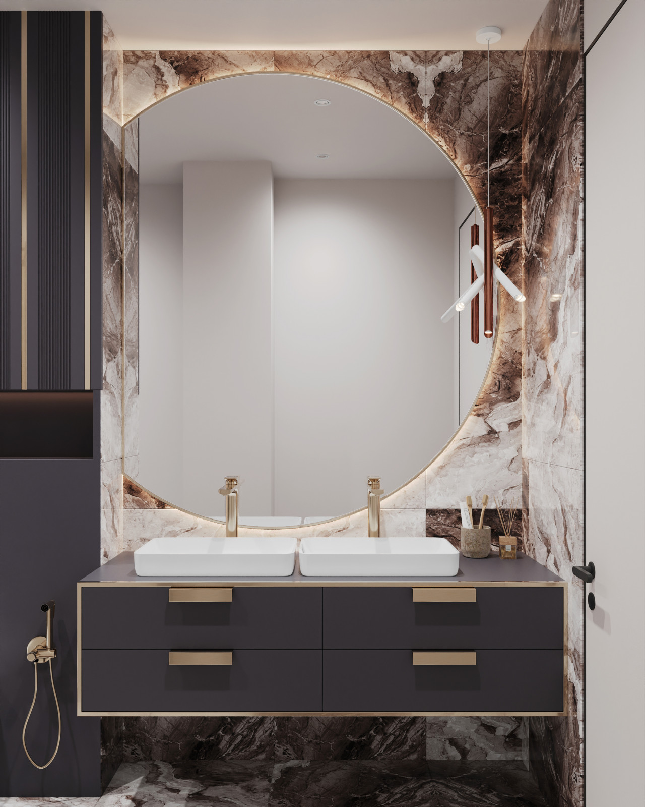 Обложка проекта: ЖК HEADLINER, дизайн-проект квартиры 102 кв.м.