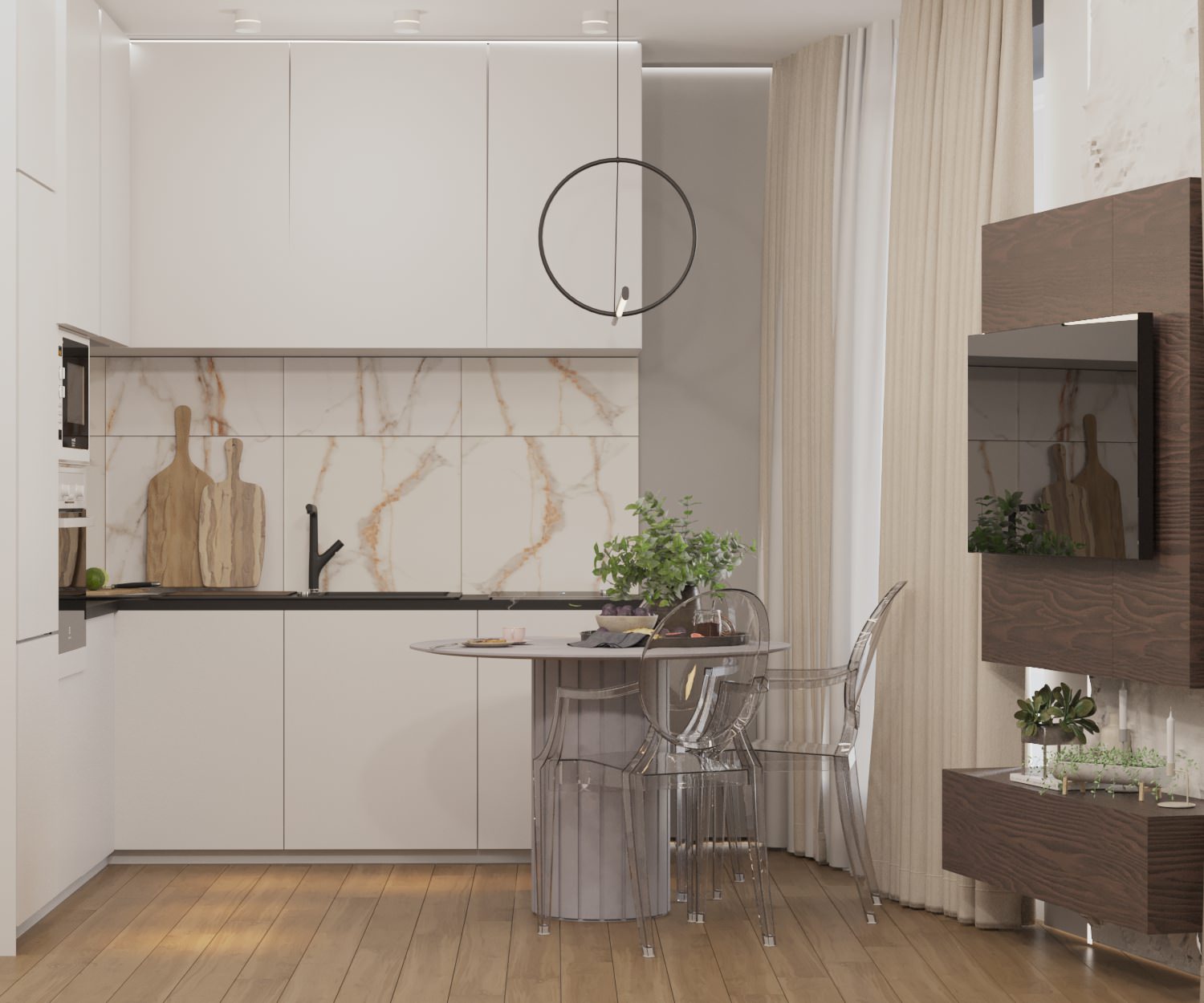Квартира-студия в центре Москвы, 35 м2