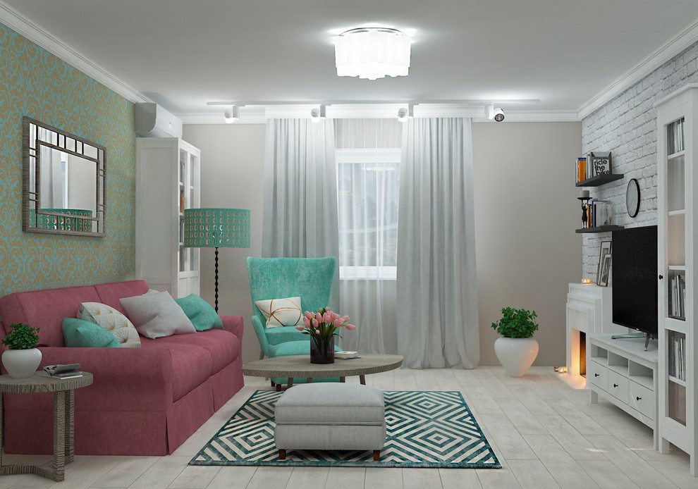 Квартира с элементами неоклассики