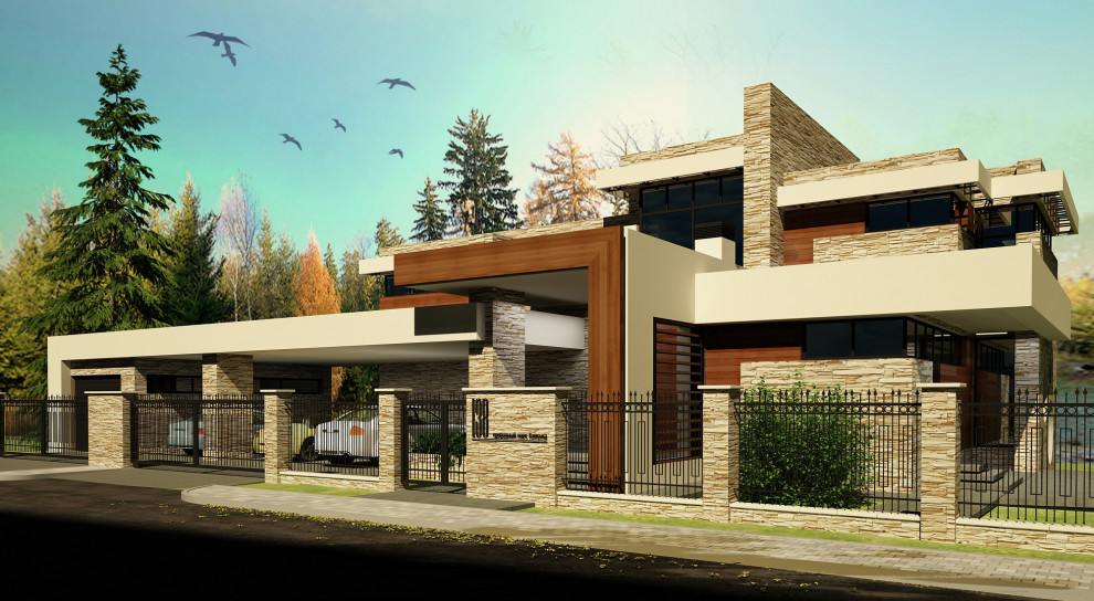 Проект индивидуального жилого дома. Каменка