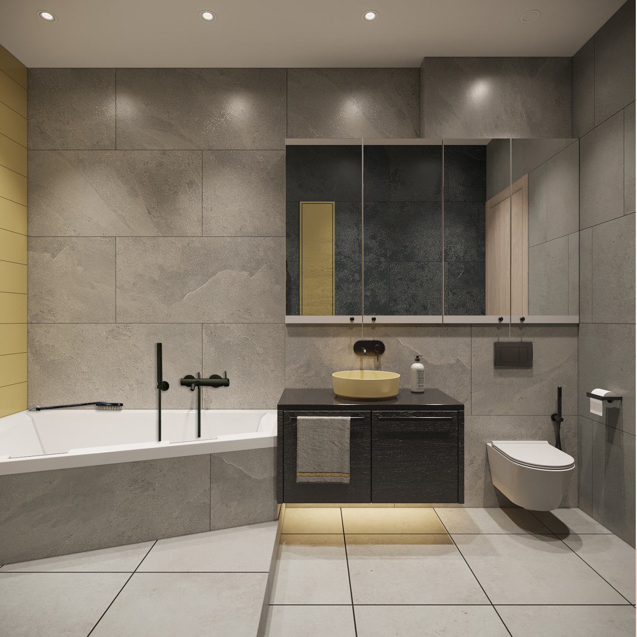 Современное пространство с элементами минимализма