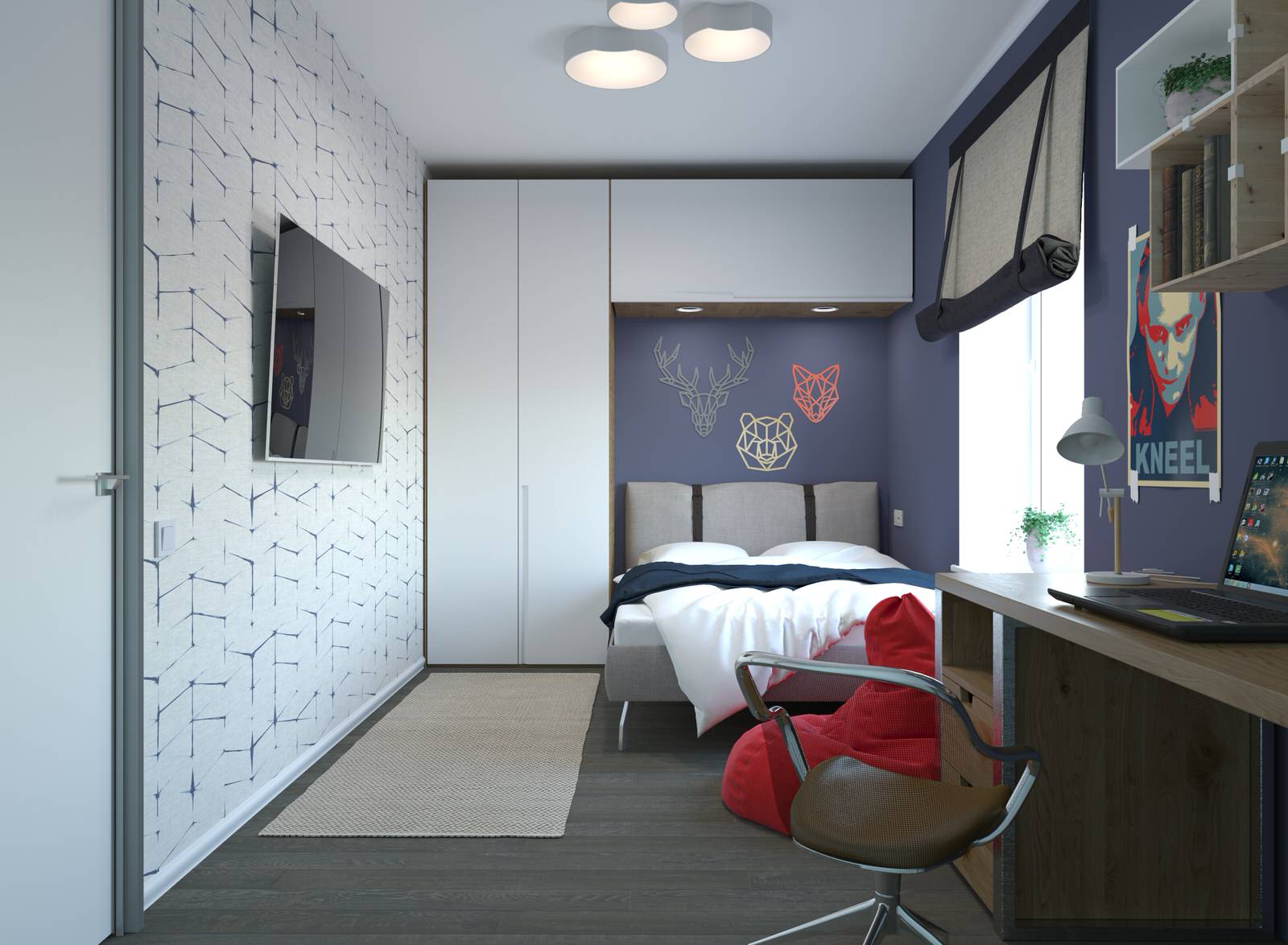 Интерьер квартиры для молодой семейной пары