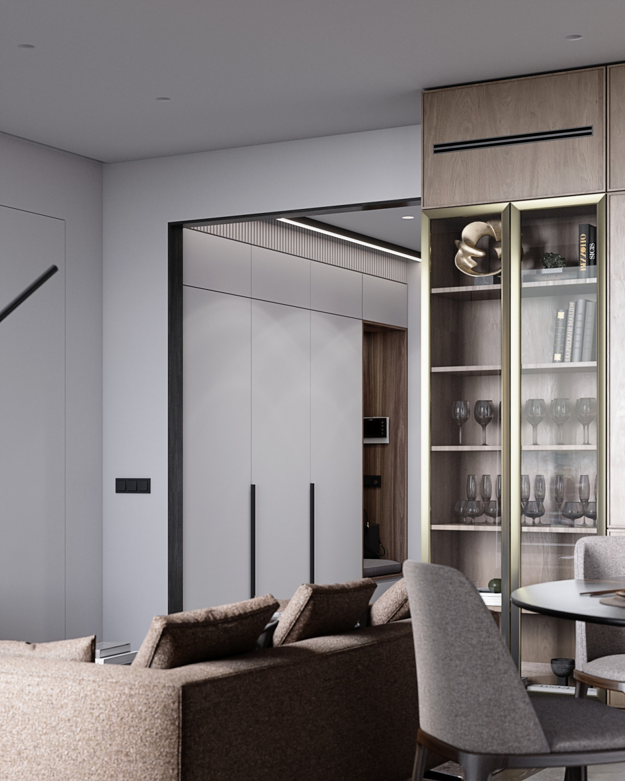 Интерьеры квартиры в ЖК Пресня-Сити