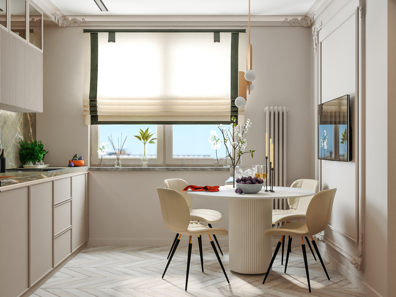 Трехкомнатная квартира в ЖК "Грильяж"