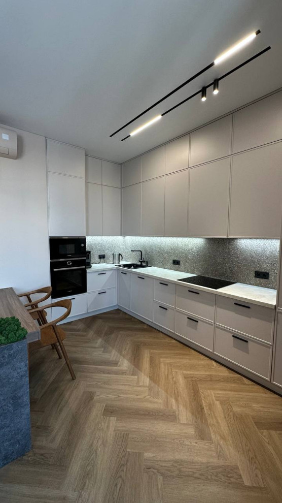 Двух комнатная квартира в стиле эко минимализм. 2023-24 г