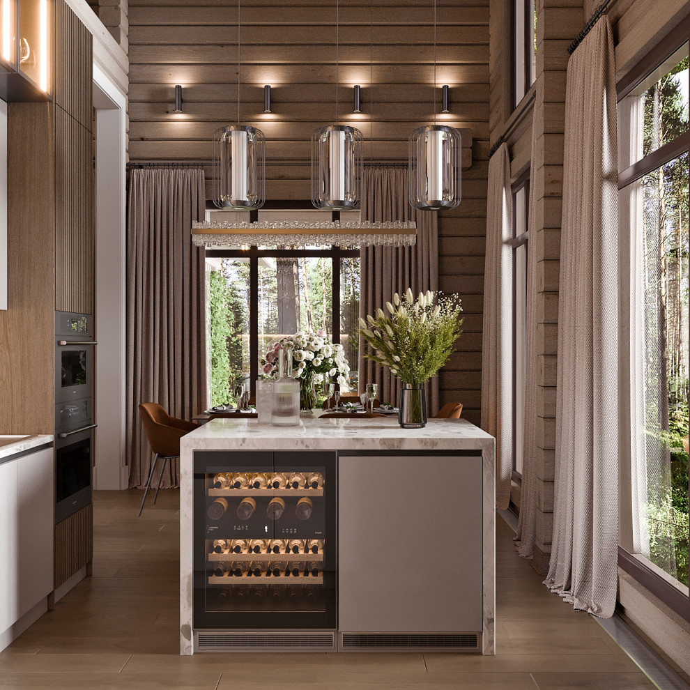 Дизайн дома  из бруса, Ильинка