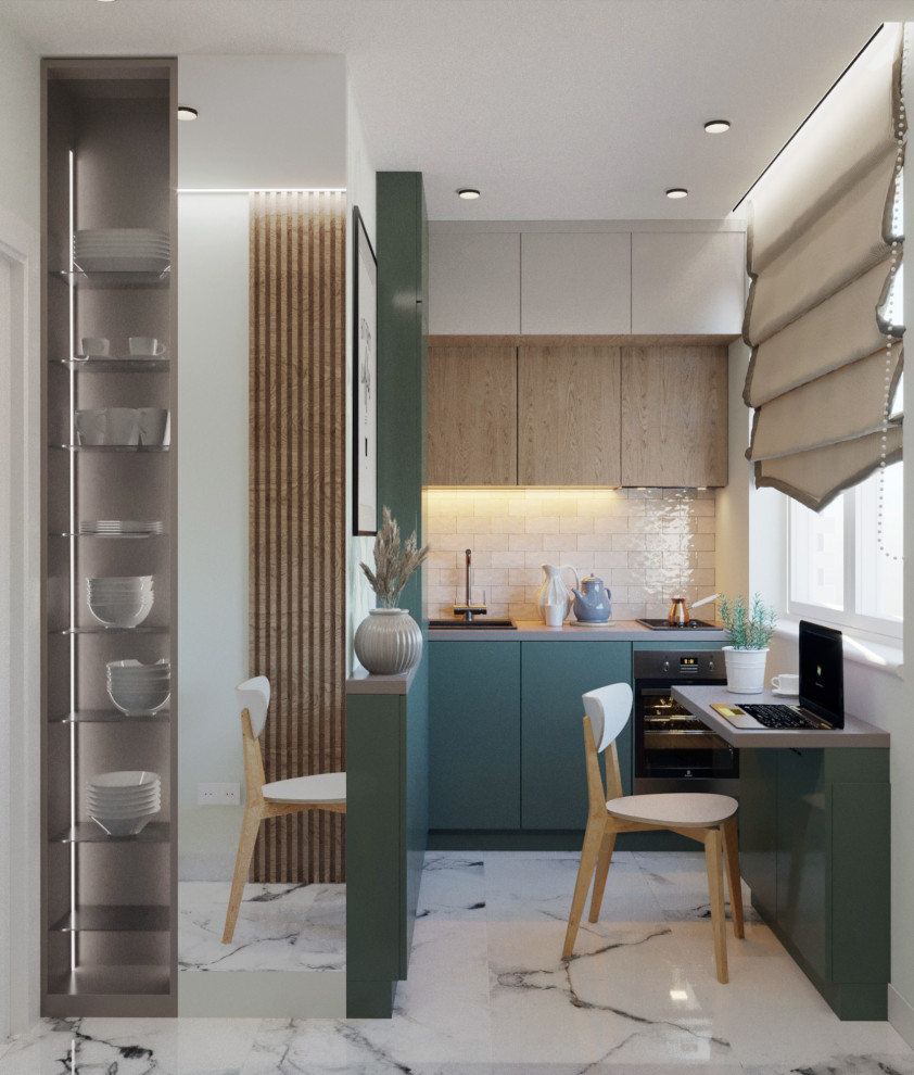 Обложка проекта: Кухня 7,3 кв.м