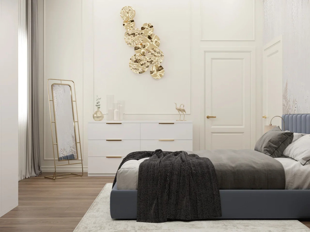 Частный дом, дизайн-проект неоклассика